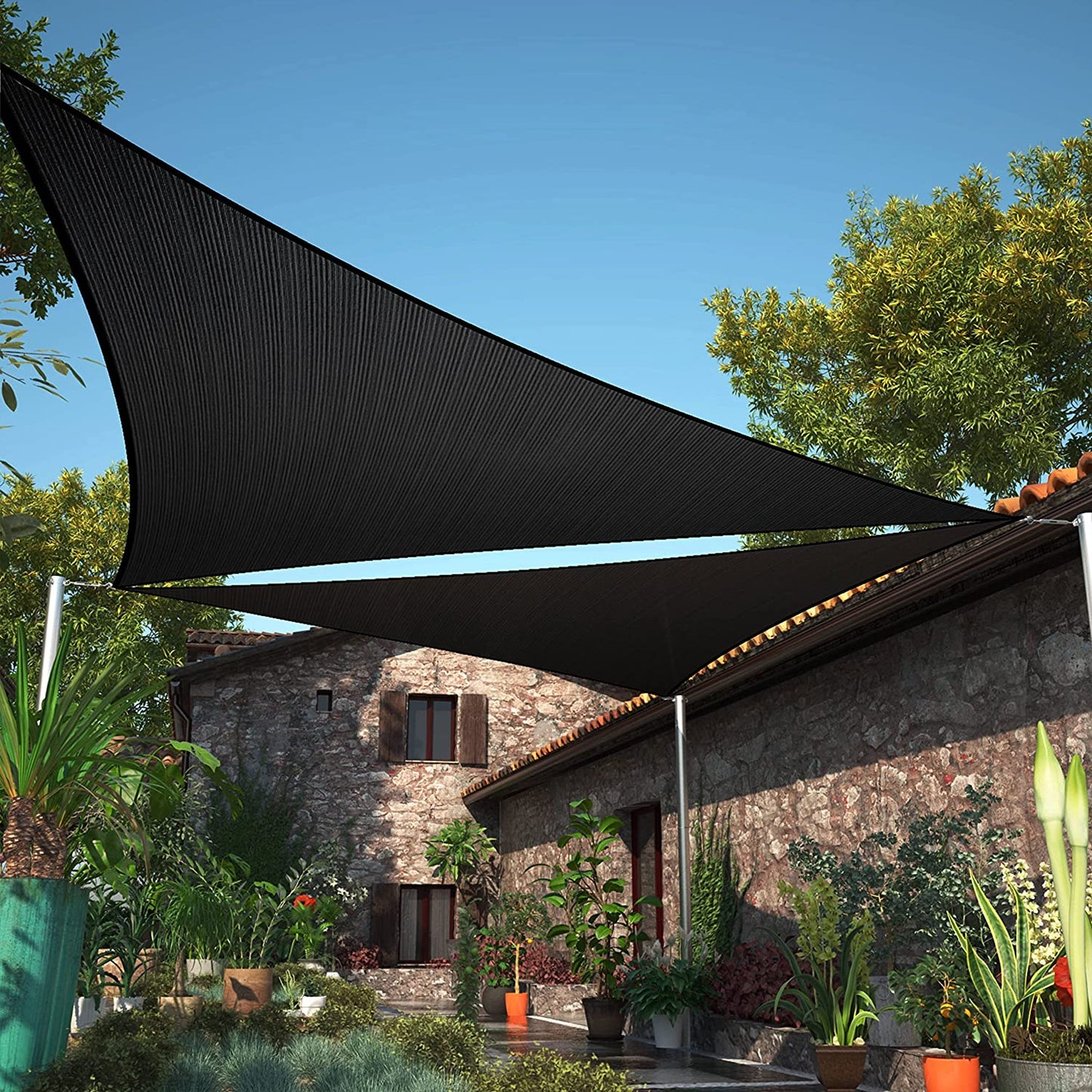 Equilateral Triangle Sun Shade Sail (Custom Size Made to Order)