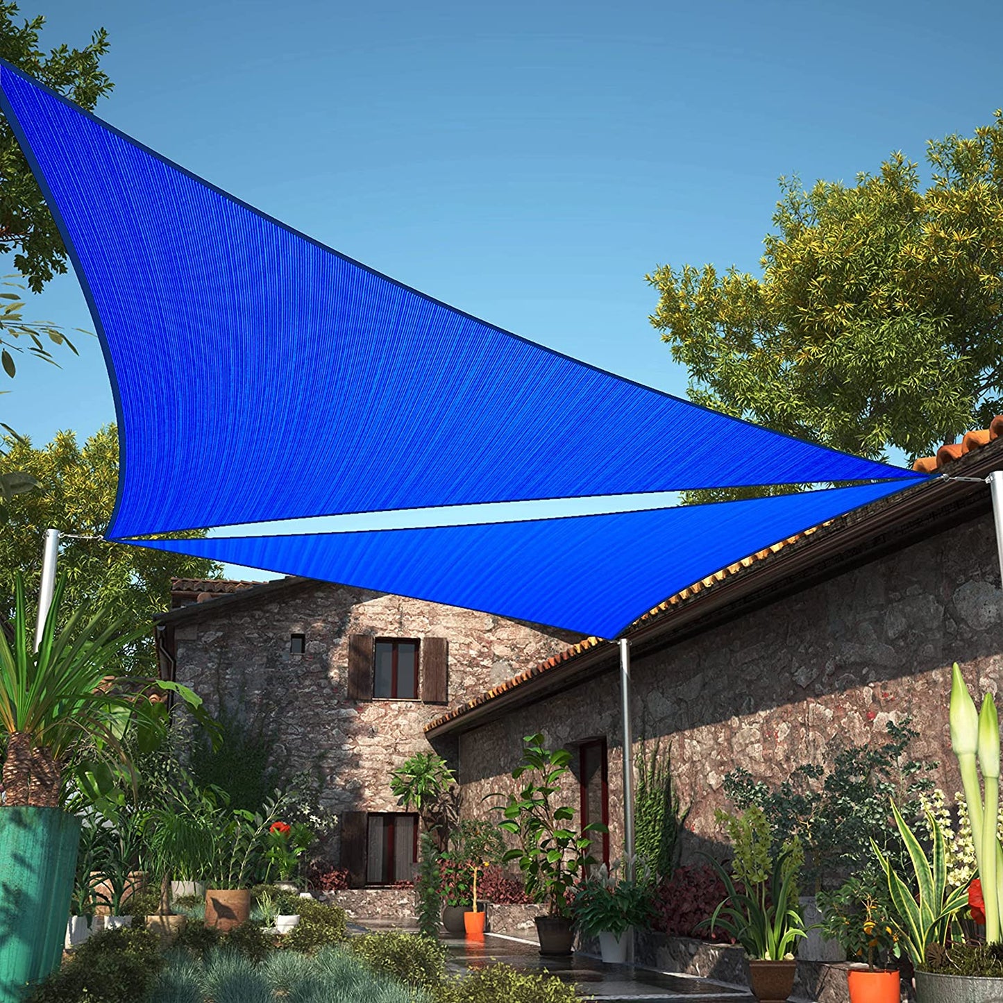 Right Triangle Sun Shade Sail (Custom Size Made to Order)