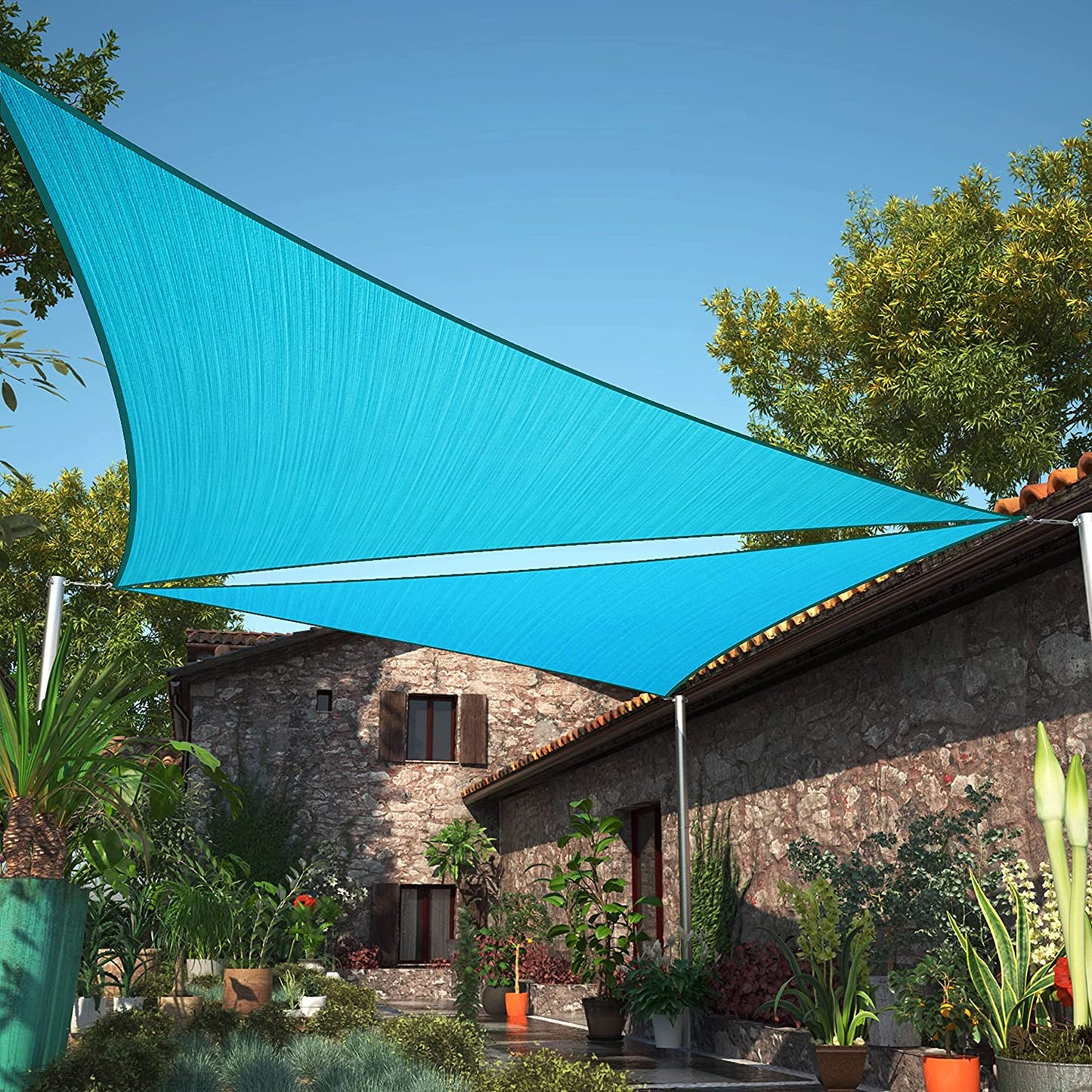 Right Triangle Sun Shade Sail (Custom Size Made to Order)