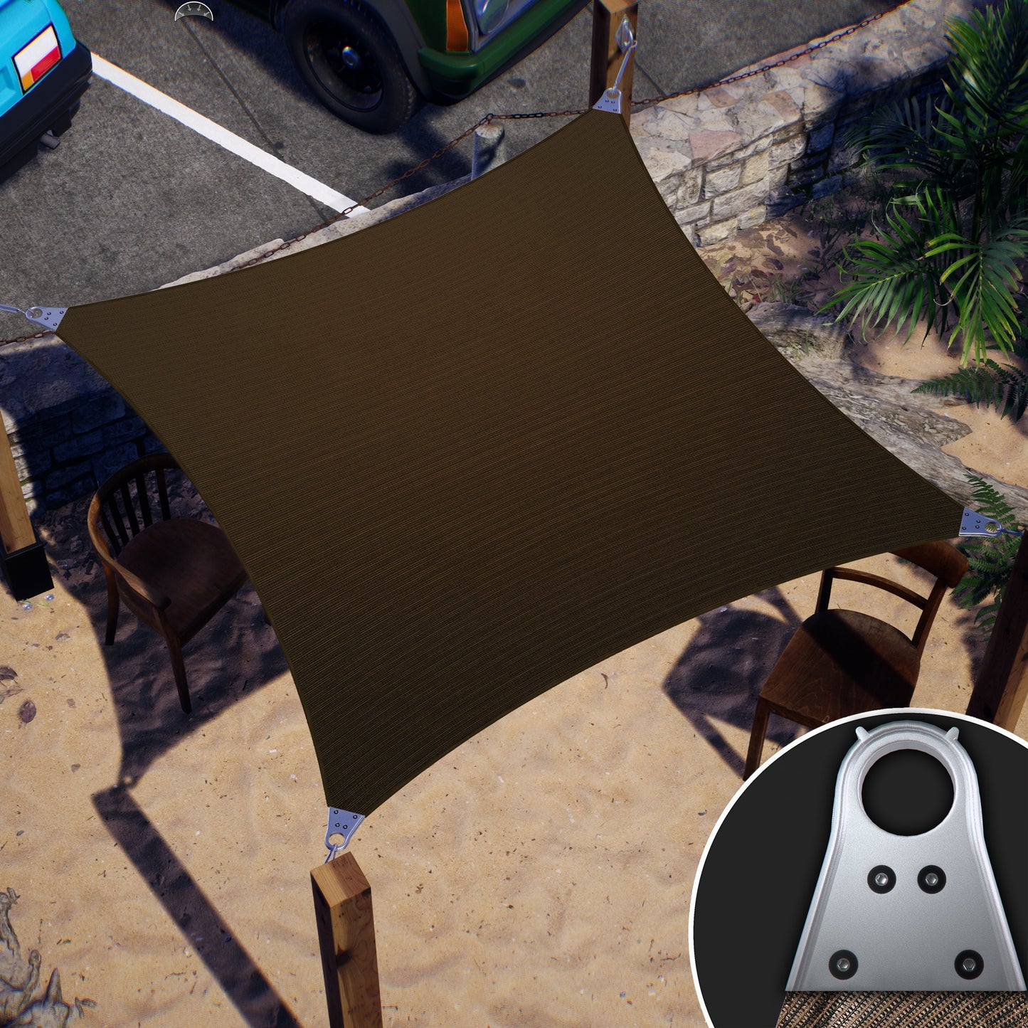 Sun Shade Sail Sample | Super Ring ColourTree