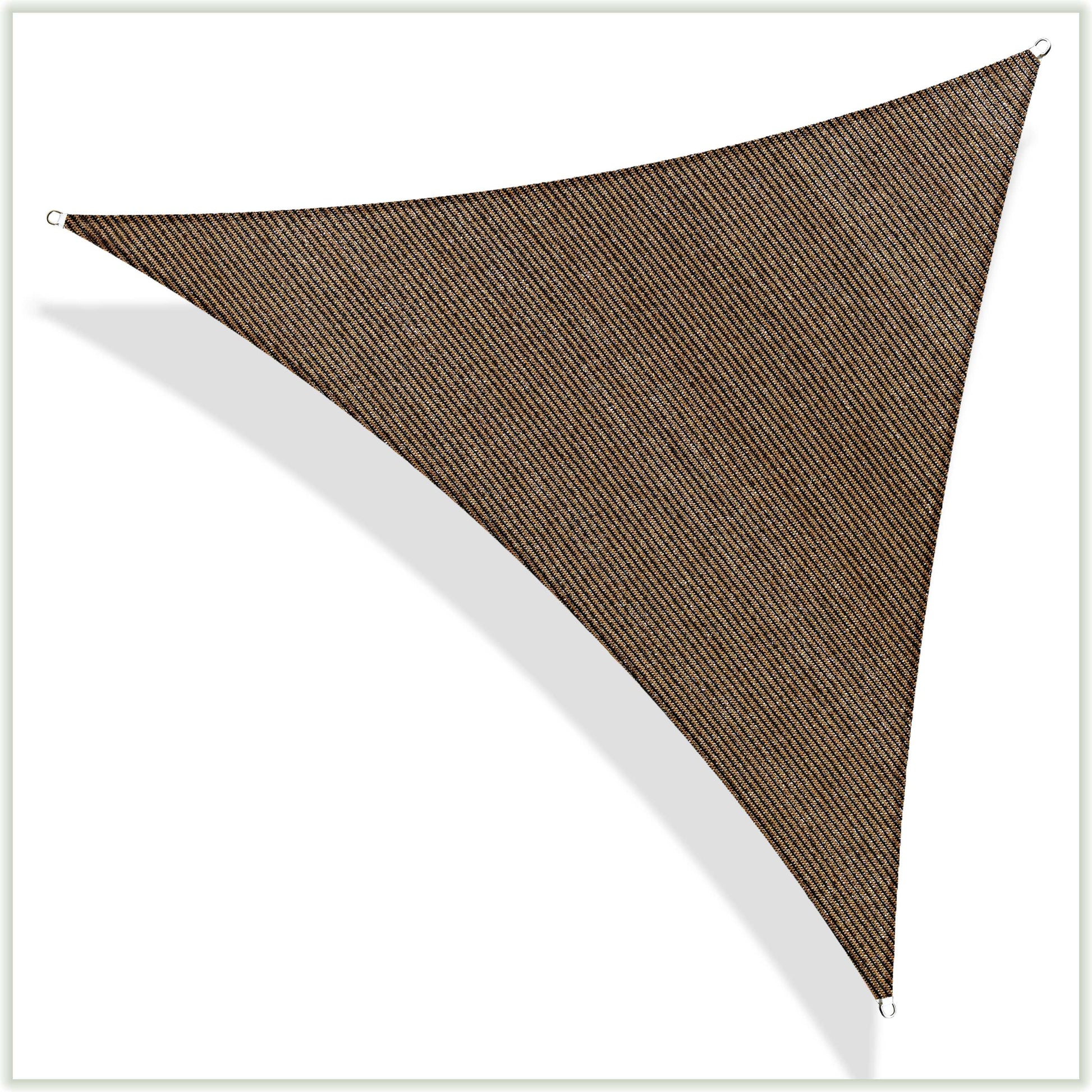 Equilateral Triangle Sun Shade Sail Canopy, Commercial Grade, 11 Sizes, 8 Colors Sun Shade Sail Colourtree