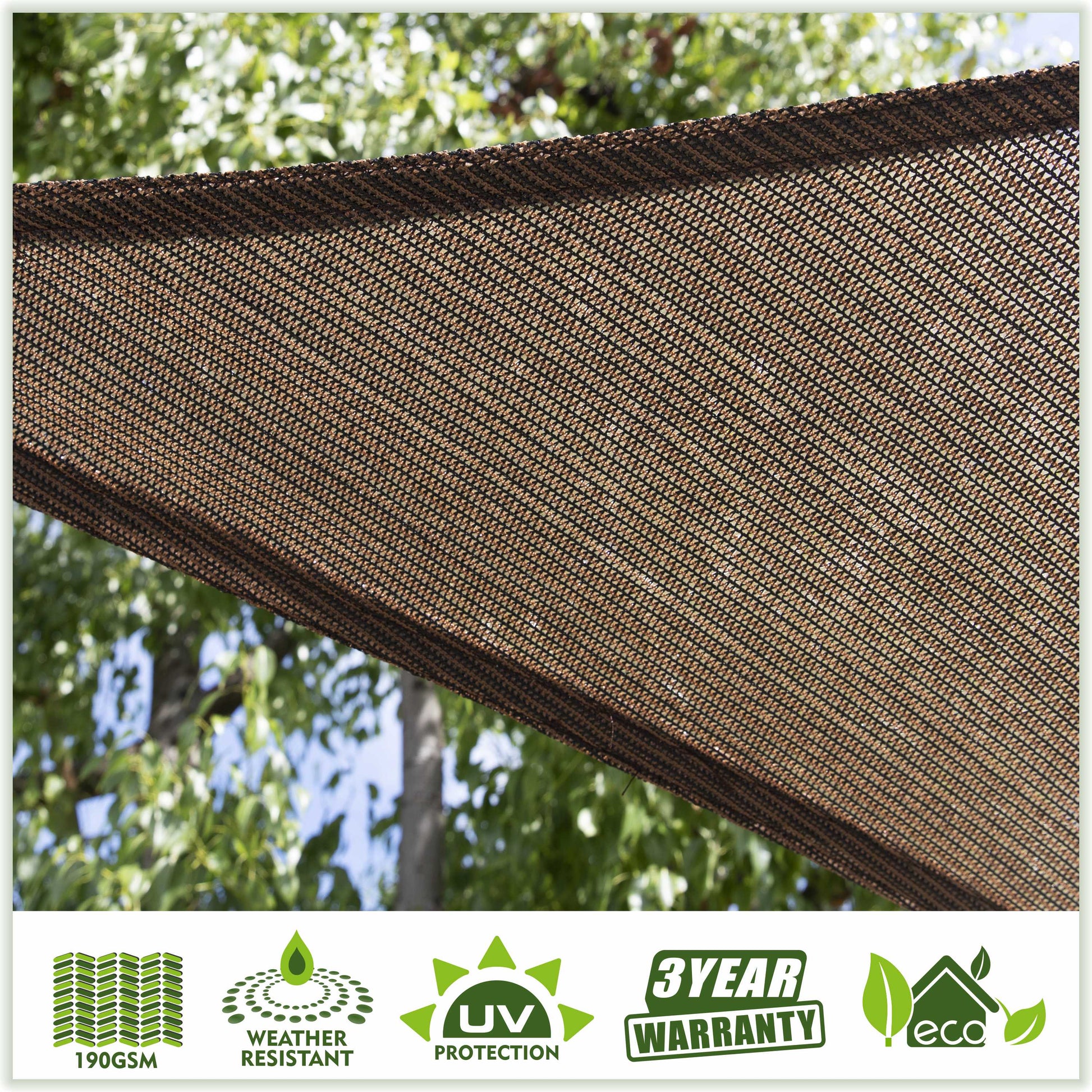 Equilateral Triangle Sun Shade Sail Canopy, Commercial Grade, 11 Sizes, 8 Colors Sun Shade Sail Colourtree