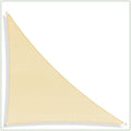 Right Triangle Sun Shade Sail + 6" Stainless Steel Hardware Kit Combo 9