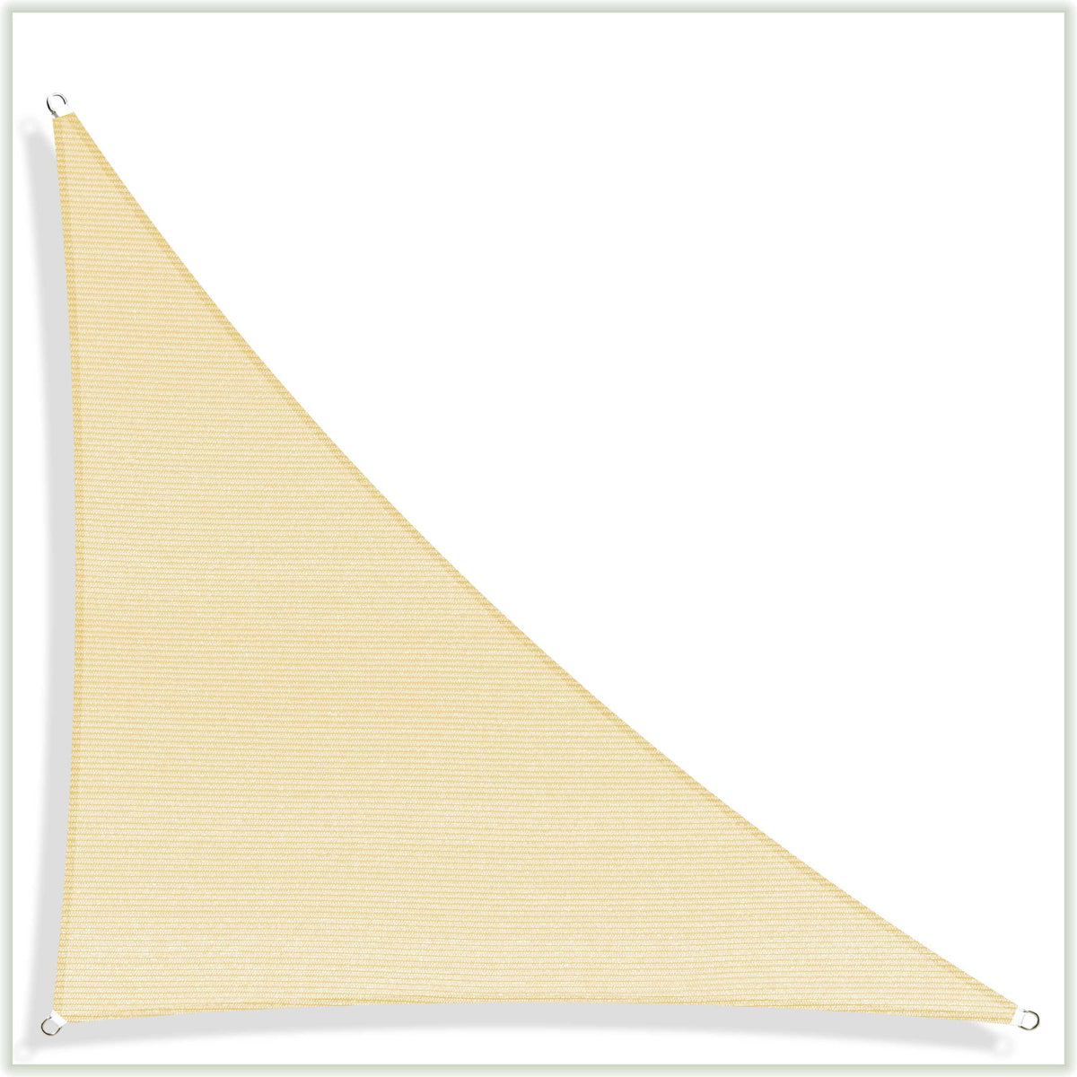 Right Triangle Sun Shade Sail + 6" Stainless Steel Hardware Kit Combo 9