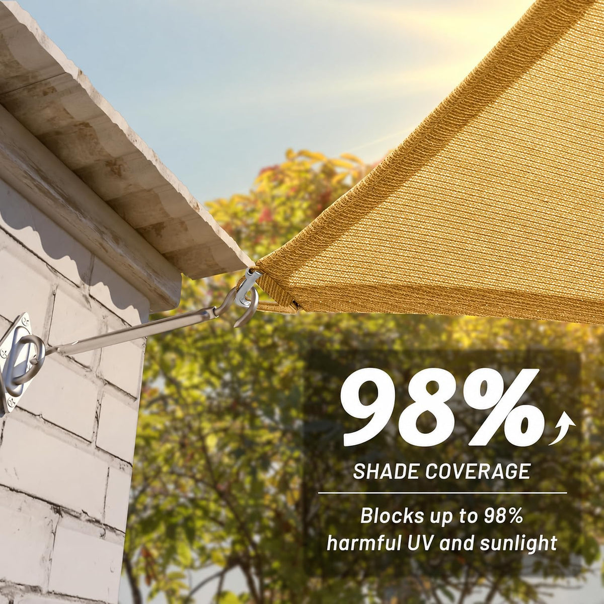 ShadeMart Pro Ring Triangle Shade Sail 7