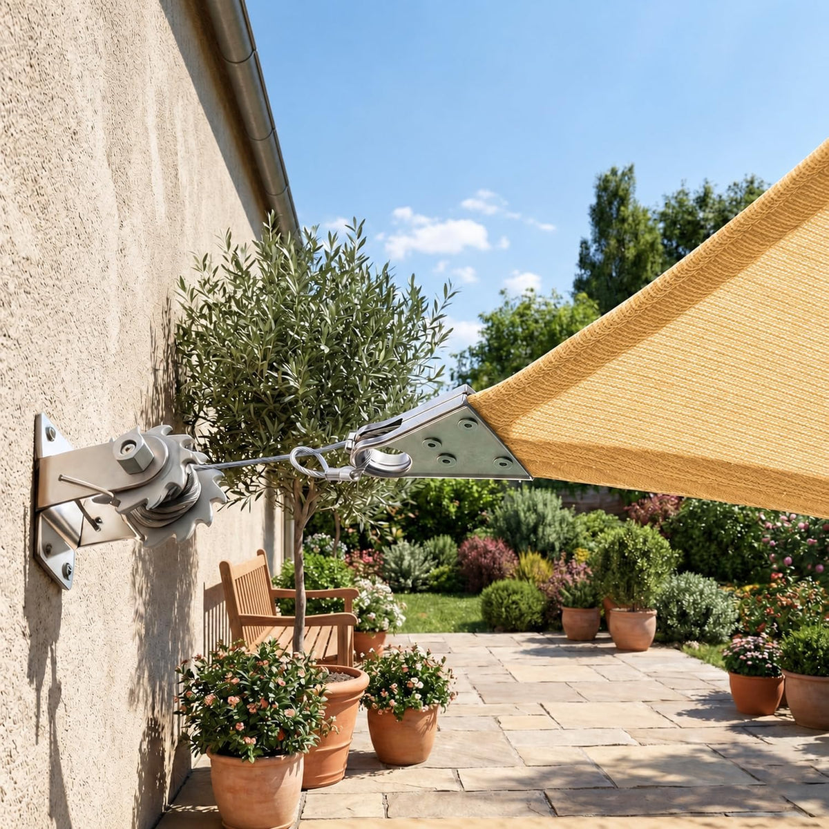 ShadeMart Custom Super Ring Rectangle Heavy Duty Shade Sail 6