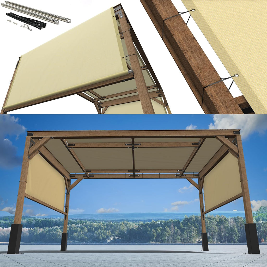 ShadeMart Custom Pergola Shade Cover – Made to Order in Any Size 6
