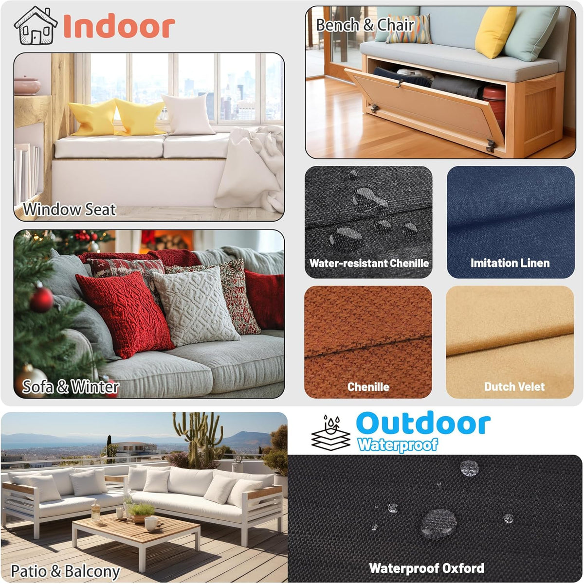 ShadeMart Custom Cushion Cover with Zipper 3