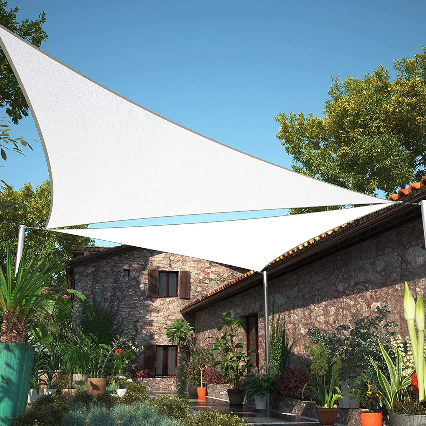 Equilateral Triangle Sun Shade Sail (Custom Size Made to Order)