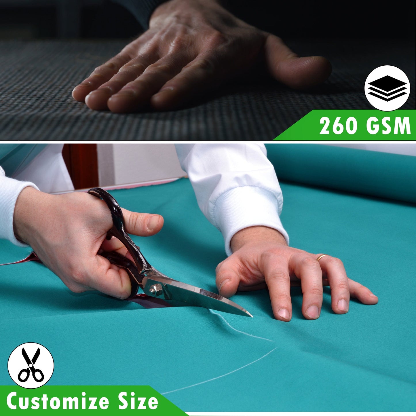 ColourTree Waterproof Pergola Cover Replacement Sun Shade Canopy Commercial Grade 260 GSM Cloth for Outdoor Patio with Weighted Rodsand Hardware TMD