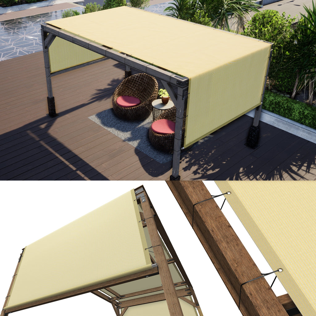 ShadeMart Custom Pergola Shade Cover – Made to Order in Any Size 1