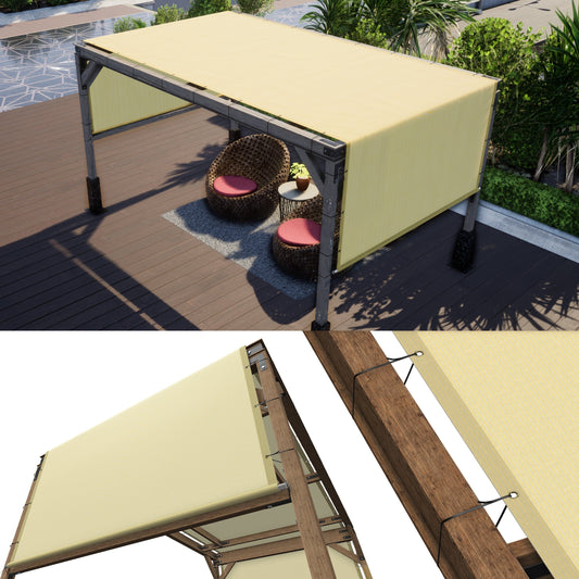 ShadeMart Custom Waterproof Pergola Cover 1