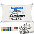 ShadeMart Custom Super Ring Rectangle Shade Sail – custom size & color